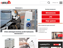 Tablet Screenshot of e-petrol.pl